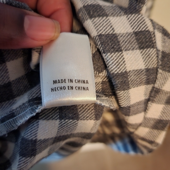 Andree by Unit Plaid Quarter Zip Long Sleeve Shirt Size 1X - Picture 6 of 9